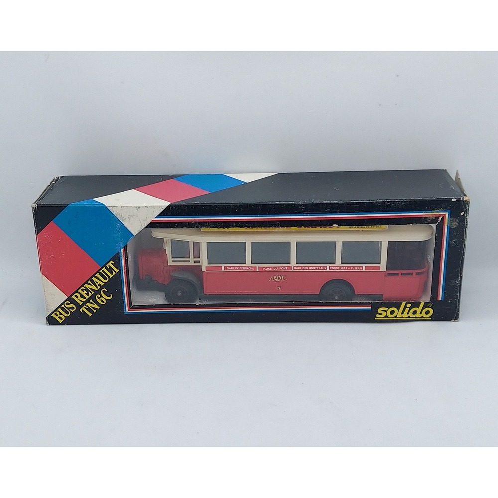 1984 Solido 1/50 1934 Autobus Renault TN6C Bus Lyonnais